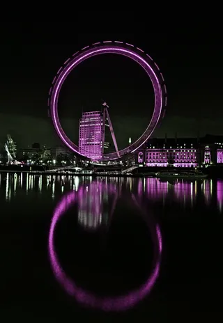 英国伦敦眼图片