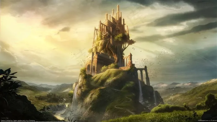 悬崖城堡欧美风景