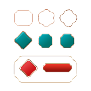 精美边框免扣素材