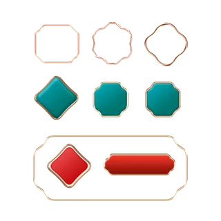 精美边框免扣素材