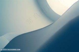 蓝色唯美曲线背景