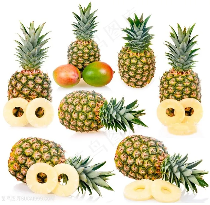 可口水果菠萝高清图