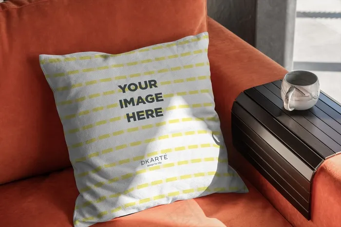 卧室床上用品被单床单枕头展示样机模板psd模版下载