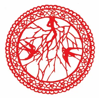 燕子剪纸 剪纸风元素 燕子剪纸 剪纸风元素