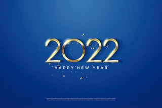 2022创意艺术字体新年虎年圣诞节数字立体质感文字AI矢量设计素材