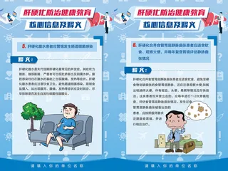 肝硬化防治健康教育核心信息