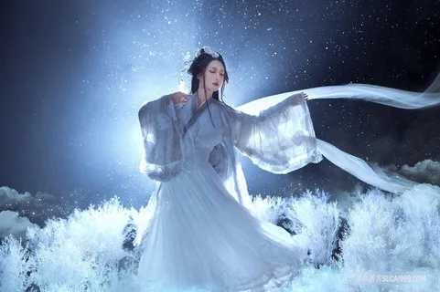 古风唯美白色美女图片