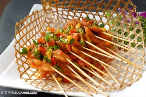 鱼串烤鱼柳的美食图片 鱼串烤鱼柳的美食图片