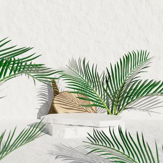 小清新c4d场景电商展台合层背景