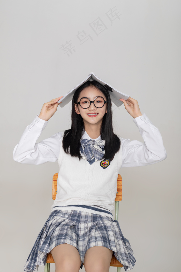 清新唯美可爱的女孩摄影图片