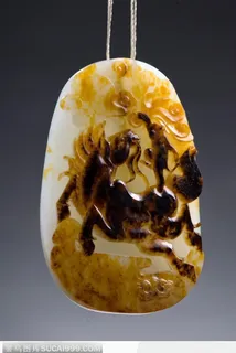 中华传统-奔跑的骏马玉吊坠 中华传统-奔跑的骏马玉吊坠