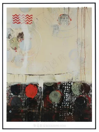 抽象油画艺术挂画