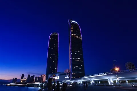 福建厦门双子塔建筑风景大图 福建厦门双子塔建筑风景大图