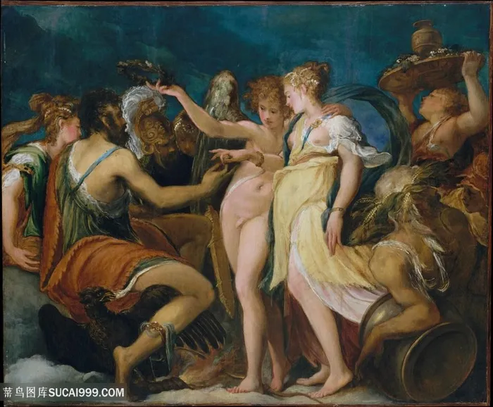 安德里亚 · 斯齐亚沃尼—丘比特与普塞克的婚姻