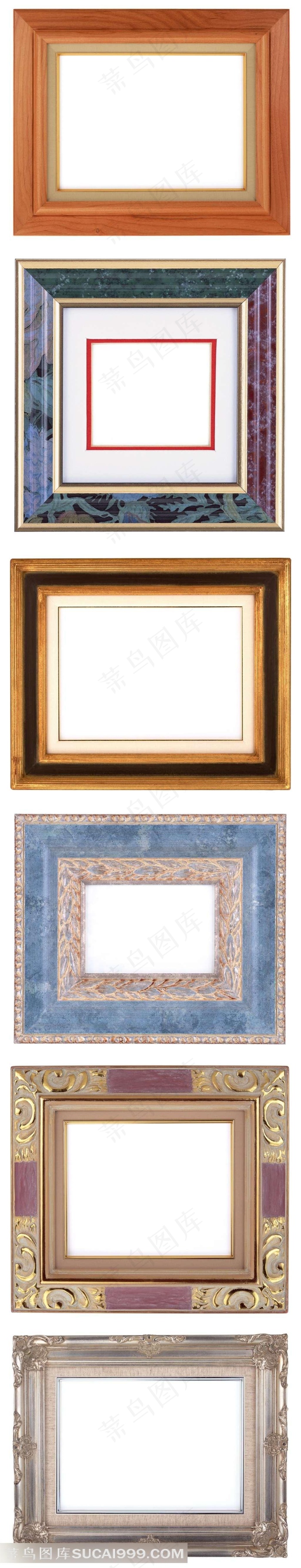 华丽欧式精美画框模板