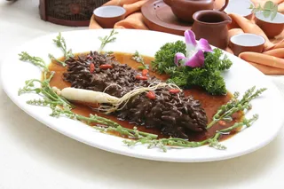 鲍汁药膳梅花参 158元例 (4)