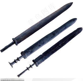 传统工艺品-古老的青铜剑