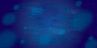 蓝色圆形图案渐变科技风背景