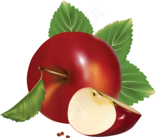 水果坚果鲜水果苹果免抠大苹果
