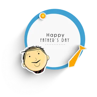 父亲节线条画