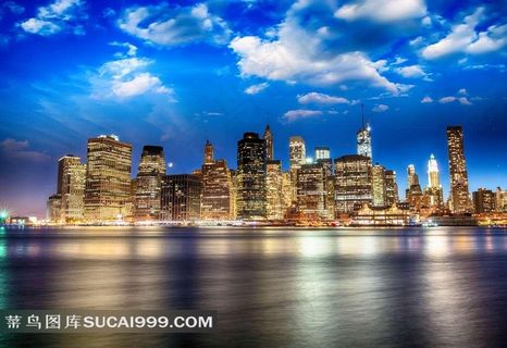 繁华都市城市夜景高清图片 繁华都市城市夜景高清图片