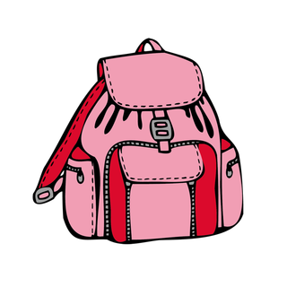 书包卡通简笔