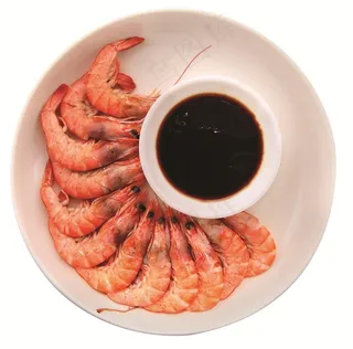 广式白灼虾（美食图片）