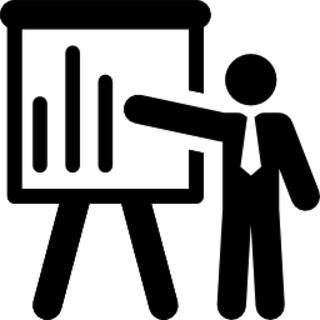 线条图标分析卡通