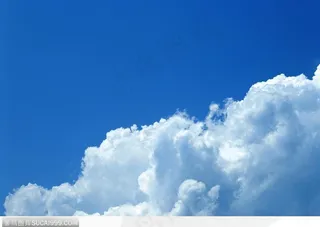 自然风光-雪白的白云