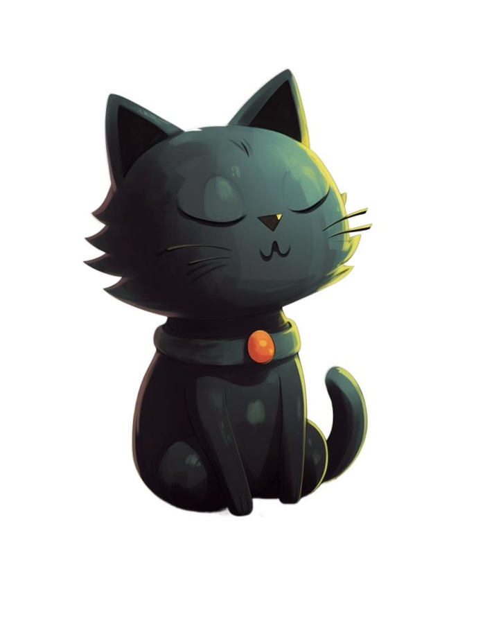 动物猫咪插画(960x1264)