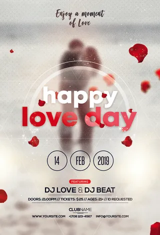 2.14情人节爱情psd模式