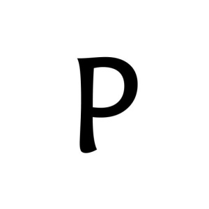 字母P PNG免抠