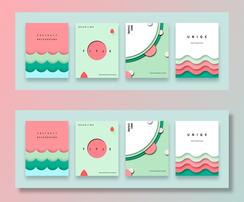 清新孟菲斯风格渐变科幻离子风KV主视觉海报大图高端psd分层素材