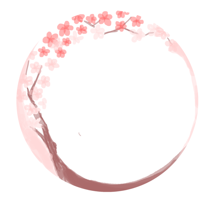 春天浪漫粉红色樱花手绘樱花梅花桃花花朵图片PNG免扣素材