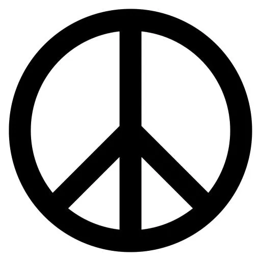 和平符号 PNG免抠(1200x1200)