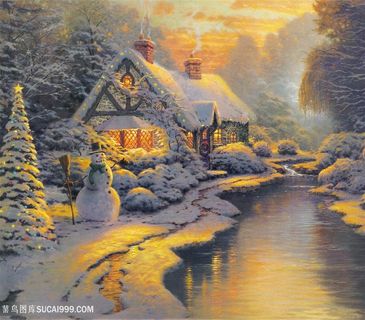 托马斯风景冬季美景