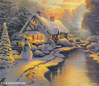 托马斯风景冬季美景