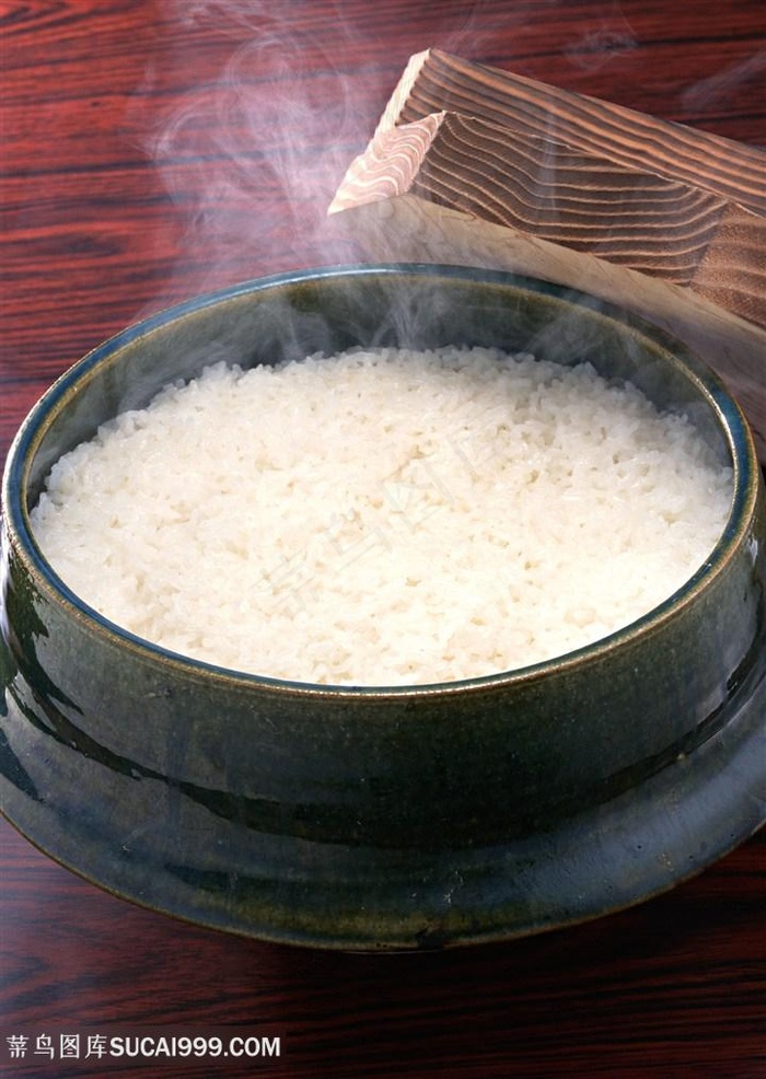 传统美食蒸米饭素材