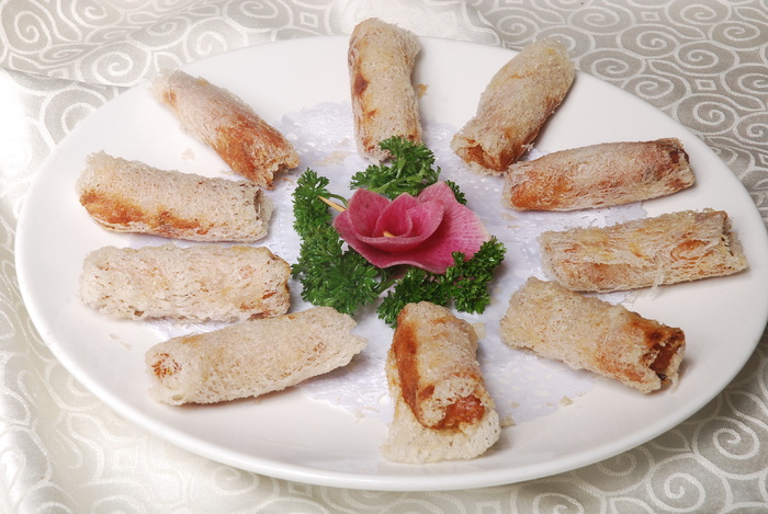  虾肉春卷