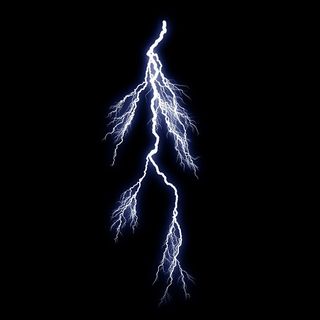 吓人的天空闪电