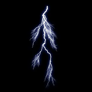 吓人的天空闪电