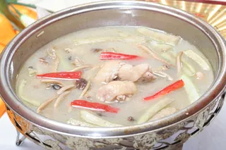 咸鸡茶树菇焖丝瓜 (4)