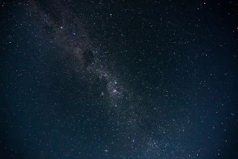 黑色星空摄影素材