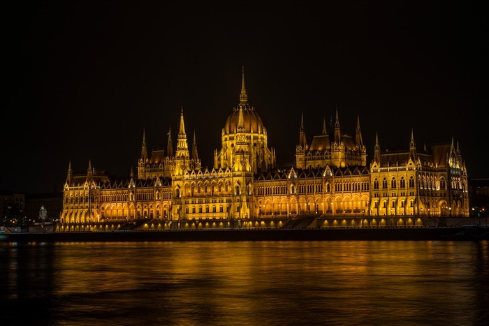 匈牙利首都布达佩斯夜景