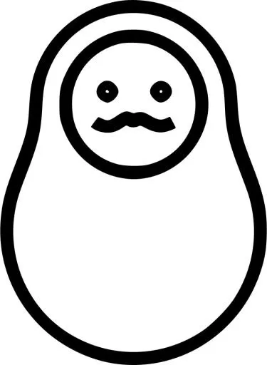 俄罗斯套娃 PNG免抠(718x980)