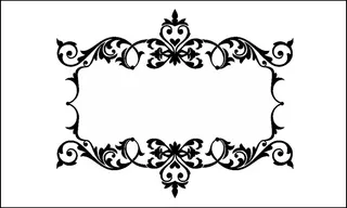 花纹边框古风