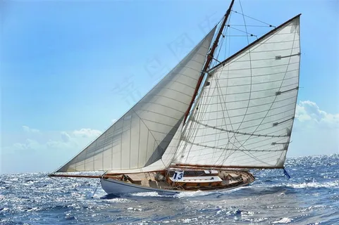 海洋上的帆船特写素材 海洋上的帆船特写素材