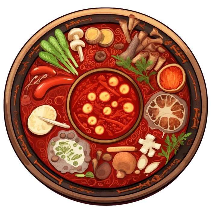 火锅插画免抠(1024x1024)