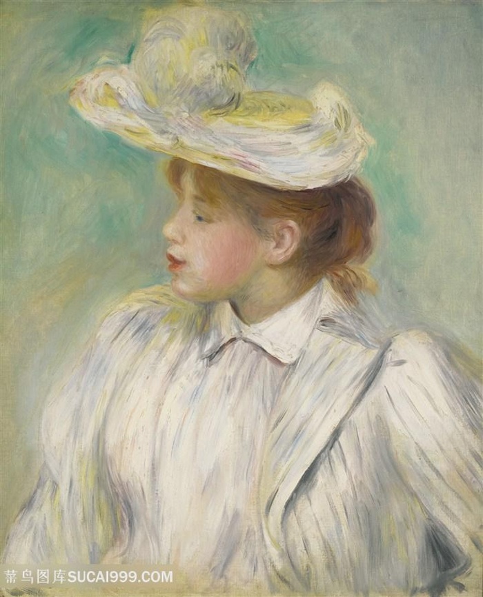 请你把你的名字放在前面美女肖像油画