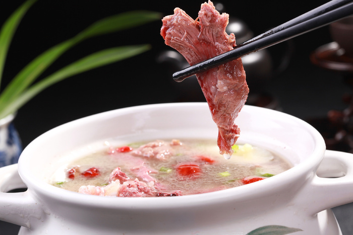 怀山狗肉煲